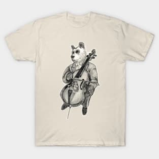 Carnival Animals - Bear Playing Cello T-Shirt